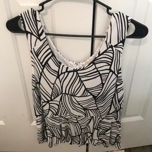 Black and White Tank Top